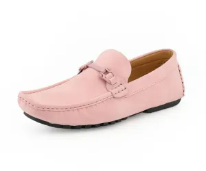 Amali Dysion Pink Men's Vegan Leather Dress Shoes