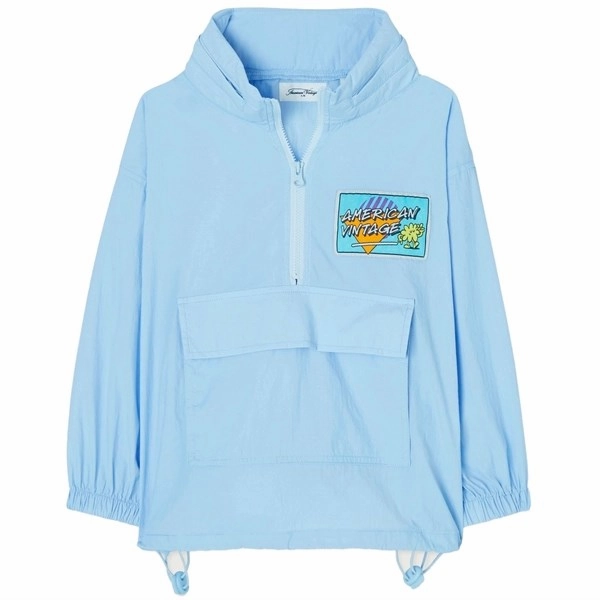 American Vintage Jacket Zotcity Polar Blue Mesh Venting Green Material