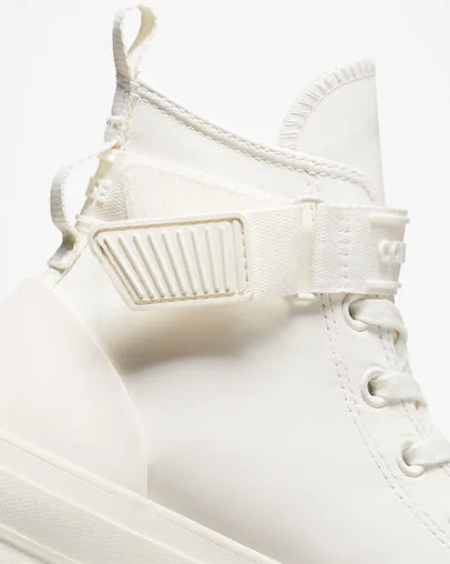 Converse scarpa alta da donna con zeppa e fascetta alla caviglia A04270C white vintage-egret lightweight foam shoe material
