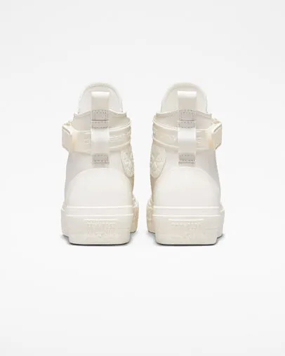 Converse scarpa alta da donna con zeppa e fascetta alla caviglia A04270C white vintage-egret summer use low - intensity running shoes