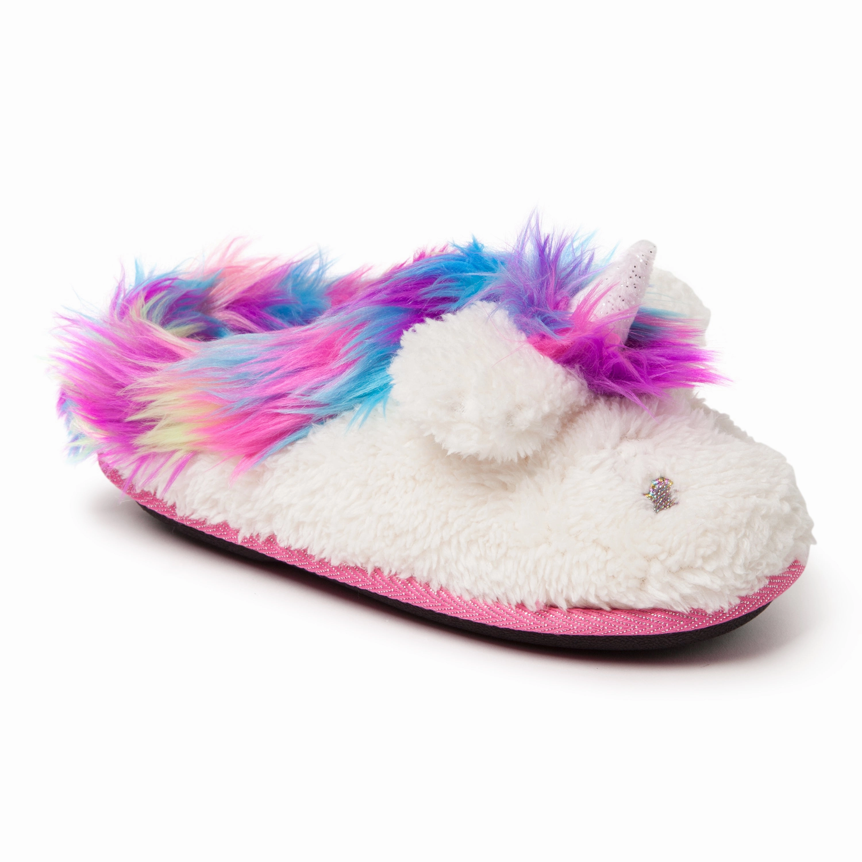 Air Cushion Dearfoams Kids Petra Unicorn Novelty Girls Clog Slippers