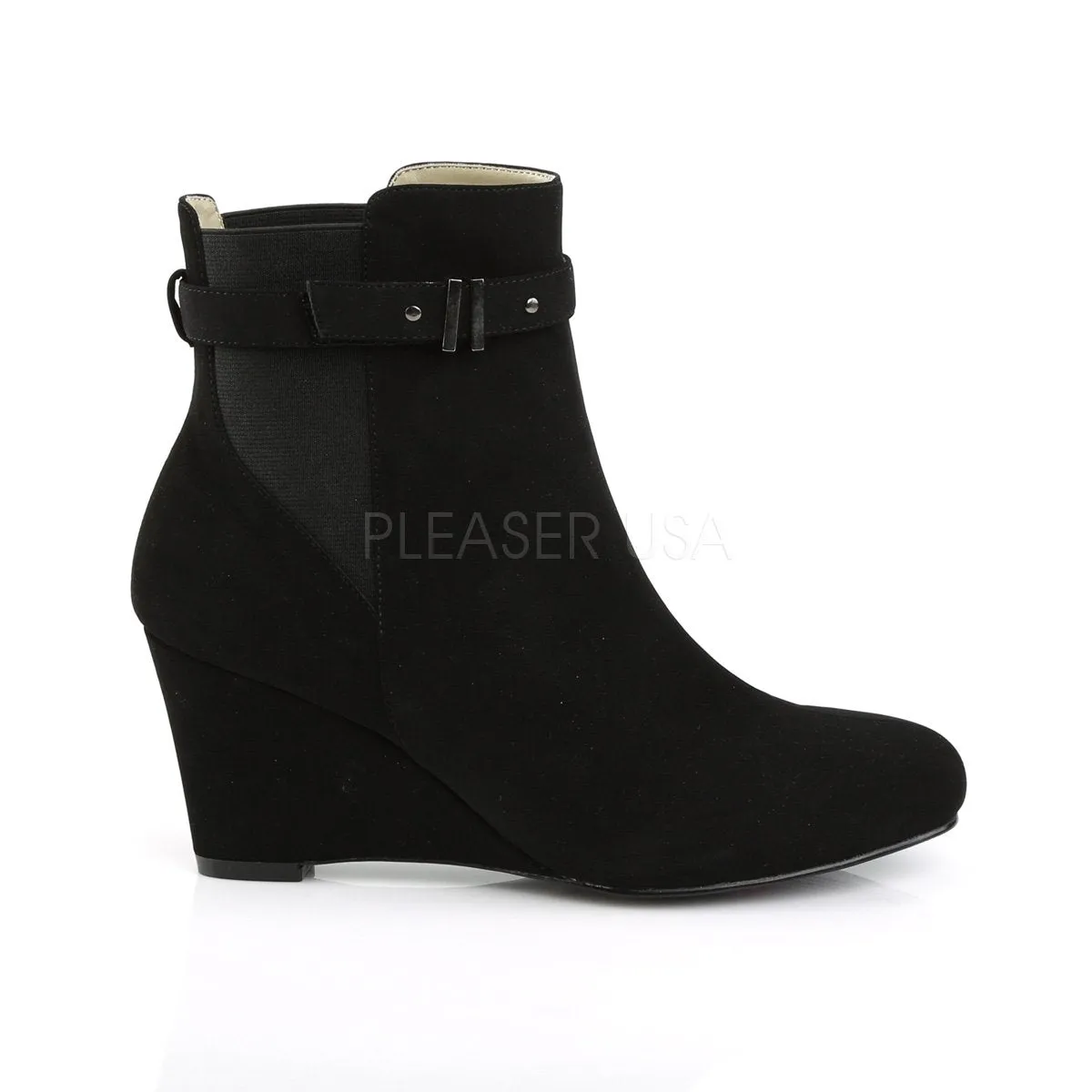Ankle Boot with 3-inch Wedge Heel 3-colors PS-KIMBERLY-102