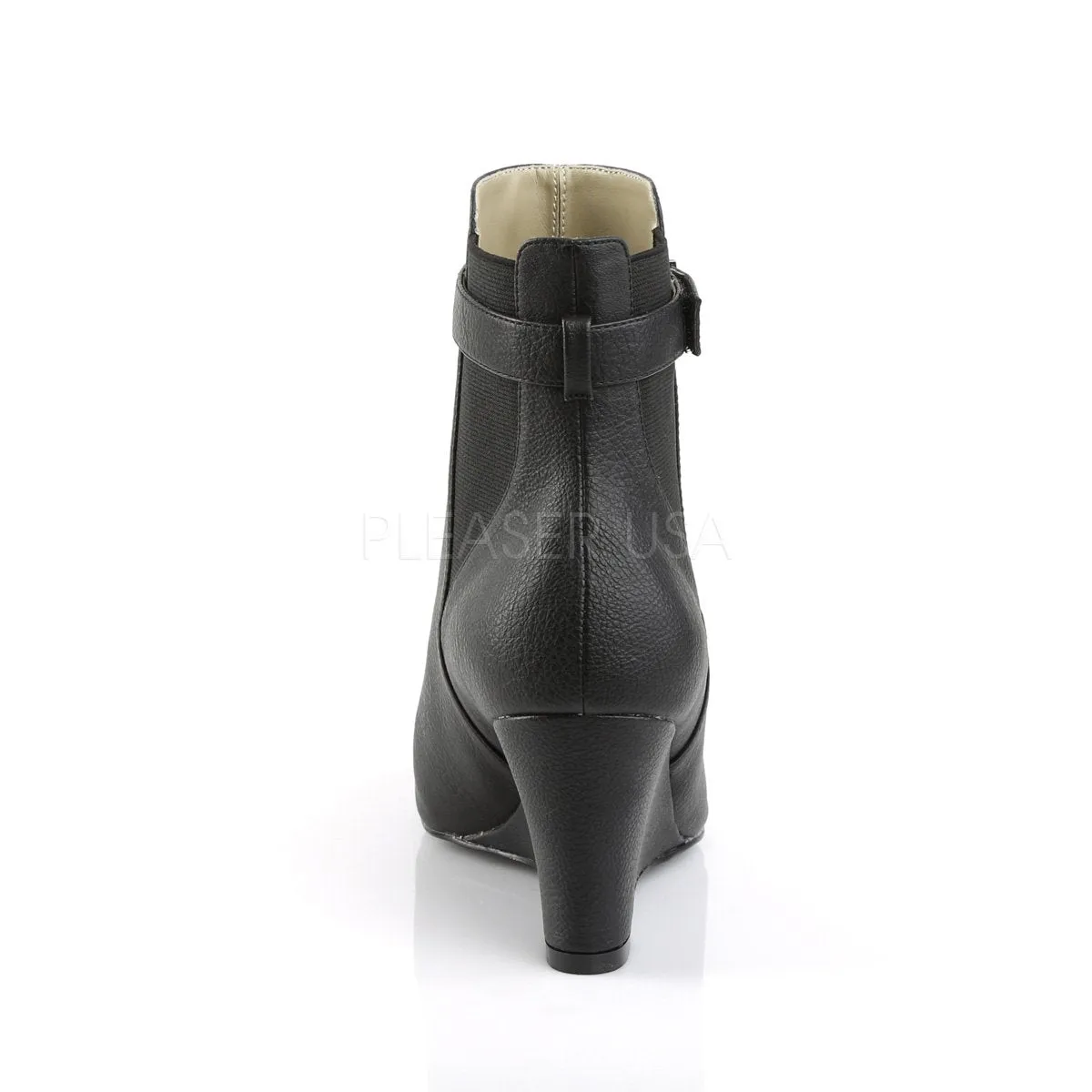 Ankle Boot with 3-inch Wedge Heel 3-colors PS-KIMBERLY-102