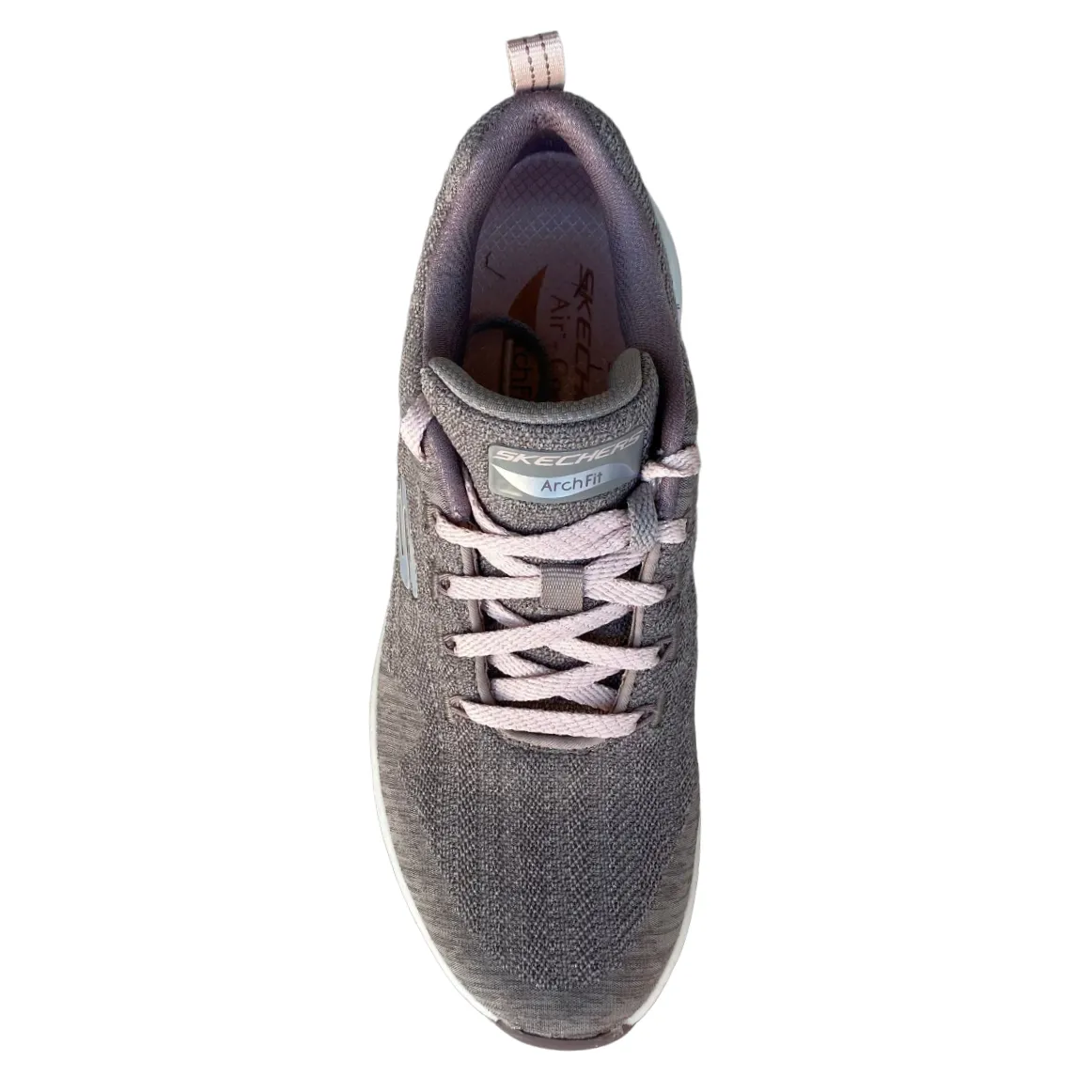 Skechers scarpa sneakers da donna Arch Fit Comfy Wave 149414/DKTP tortora scuro Dirt - road running
