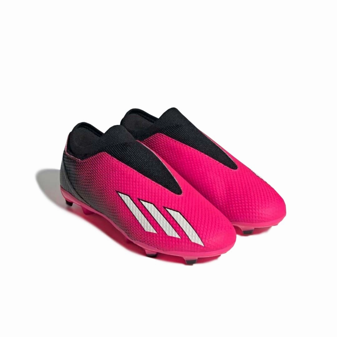 adidas - Kids' (Junior) X Speedportal.3 Laceless Firm Ground Soccer Cleats (GZ5061) Modern Feel