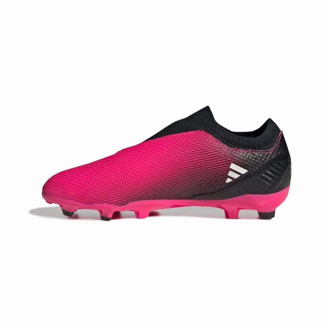 adidas - Kids' (Junior) X Speedportal.3 Laceless Firm Ground Soccer Cleats (GZ5061) Elastic Gusset Tongue