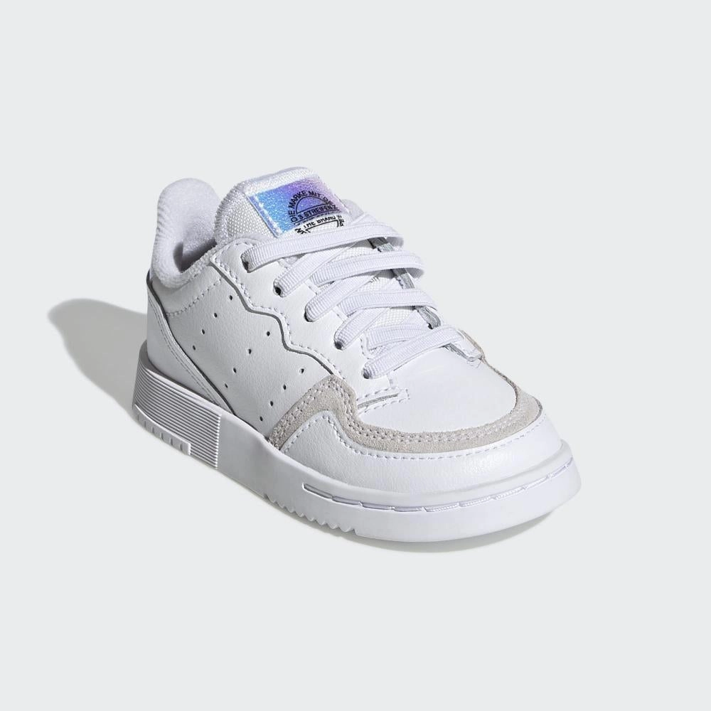 Adidas Originals scarpa sneakers da bambino Supercourt CF I EG9083 bianco high - top ankle protection Hyper Elastic Technology