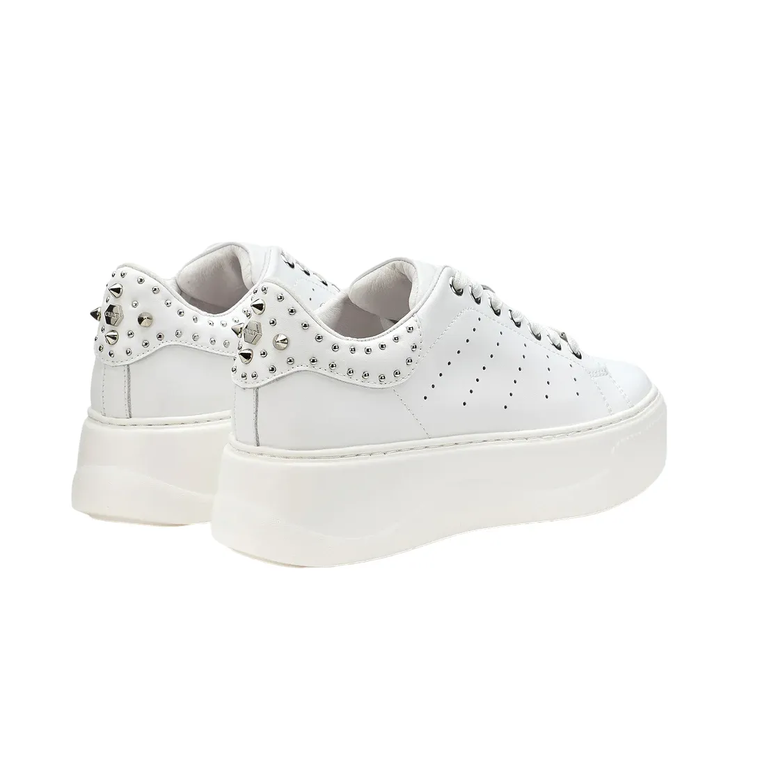 Toe for adults Cult scarpa sneakers da donna con borchie argento Perry 4236 CLW423600 bianco