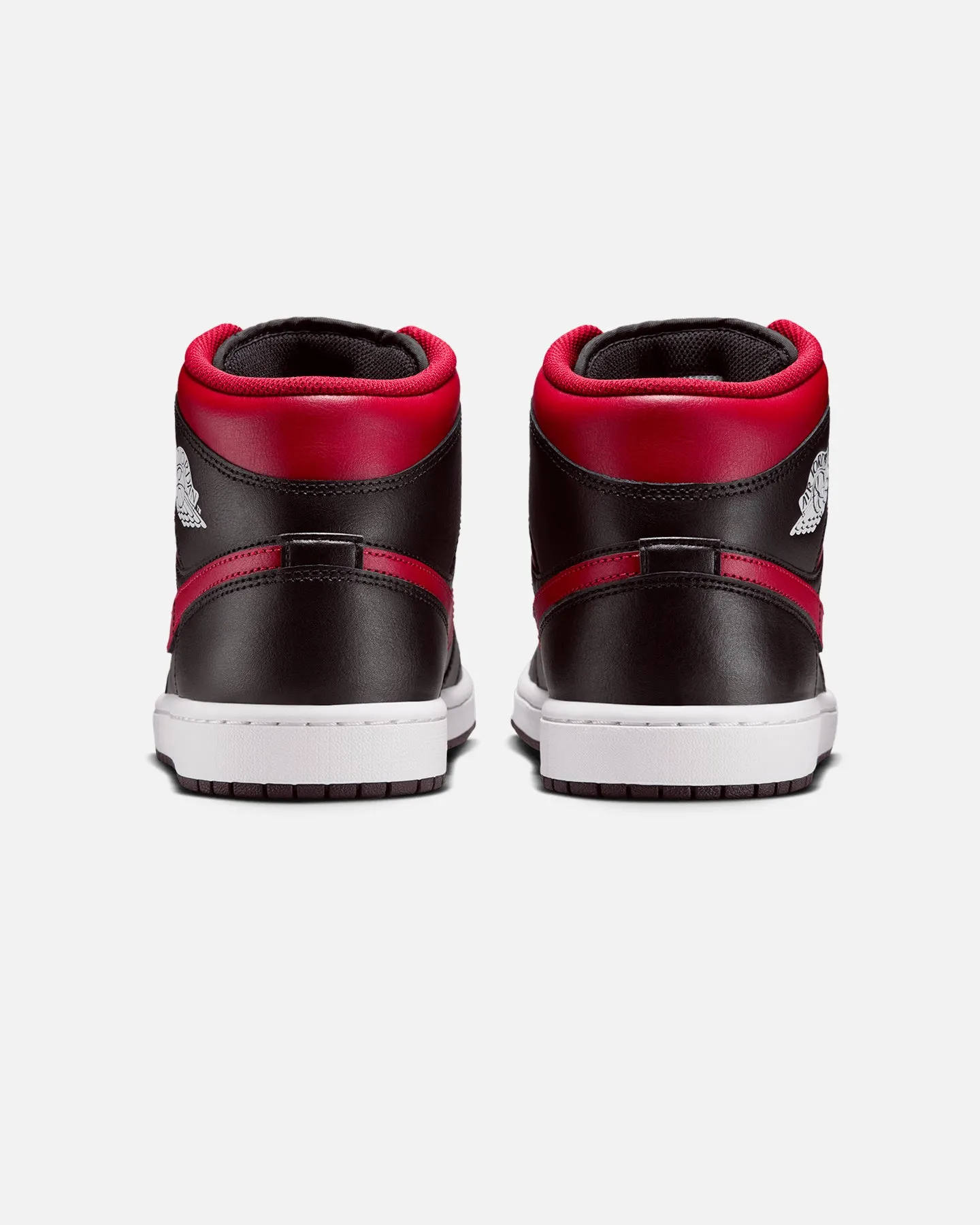 Torsion Control System Rubber Composite Jordan Air Jordan 1 Mid "Bred" Black/Varisty Red-Summit White