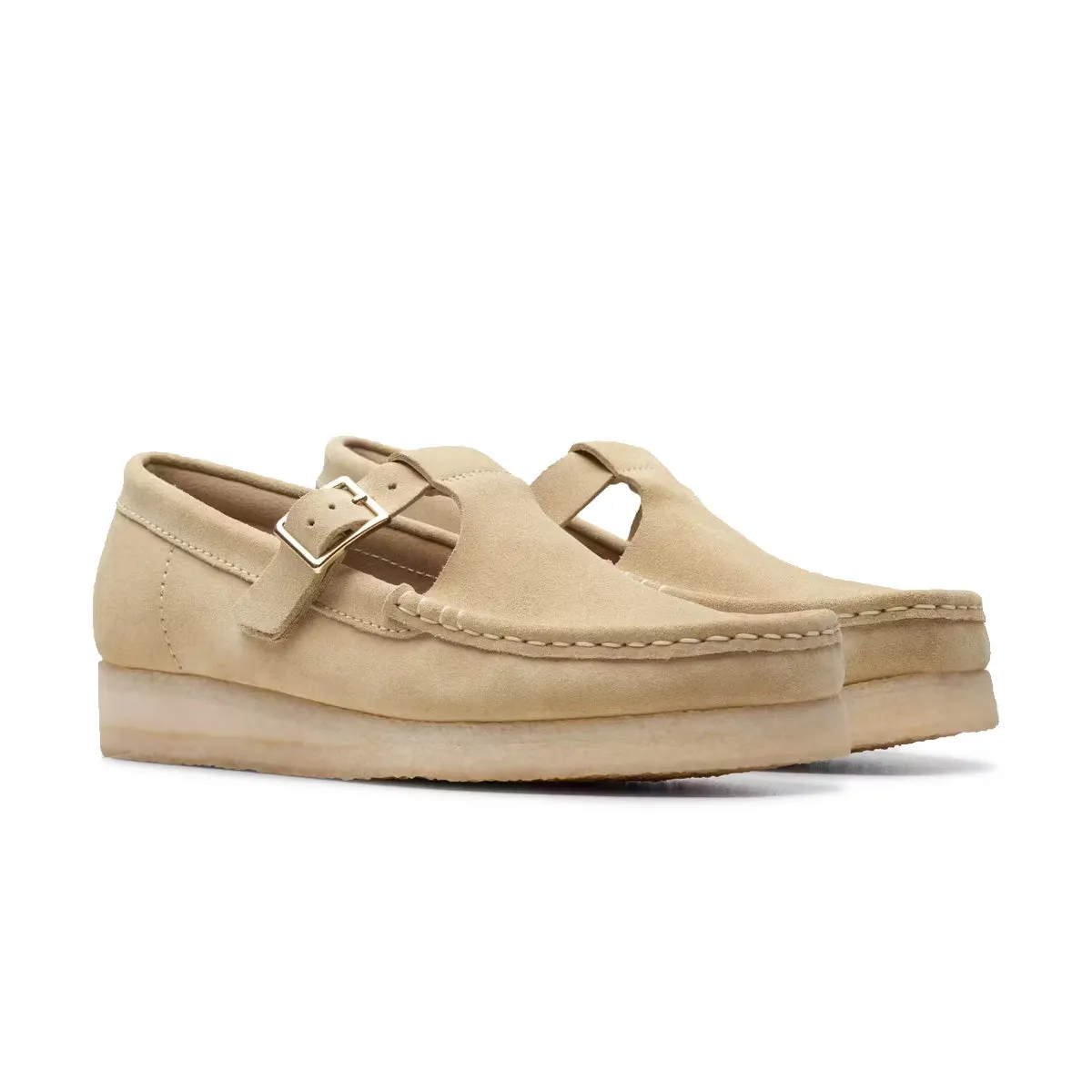 Wallabee T Bar 'Maple Suede' All Outfits