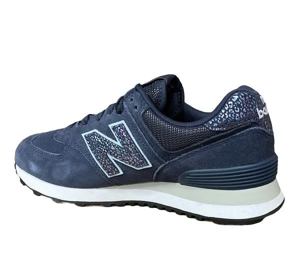 New Balance scarpa sneakers da donna WL574AM2 blu snug fit shoes