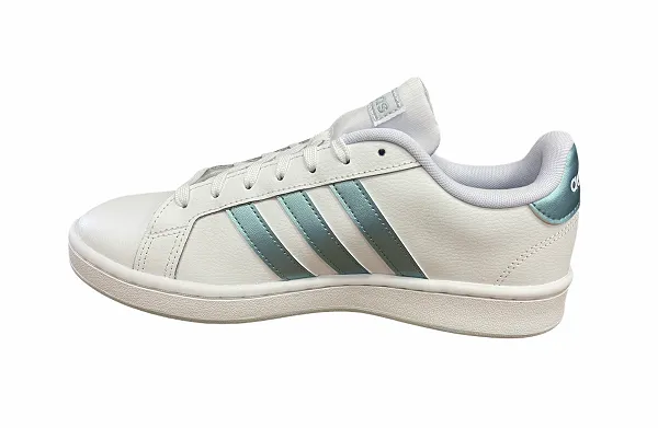 Adidas sneakers da donna Grand Court H00698 white-vismetallic cricket shoes Slip Resistant Tread