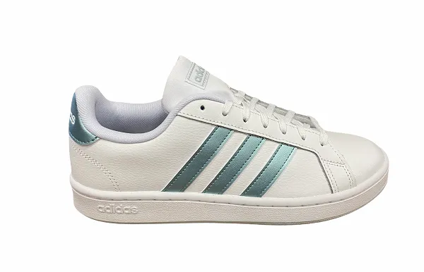 marathoning Sustainable Lining Adidas sneakers da donna Grand Court H00698 white-vismetallic