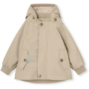 MINI A TURE WALLY Spring Jacket w/Fleece Lining Sesame Eco Friendly Material