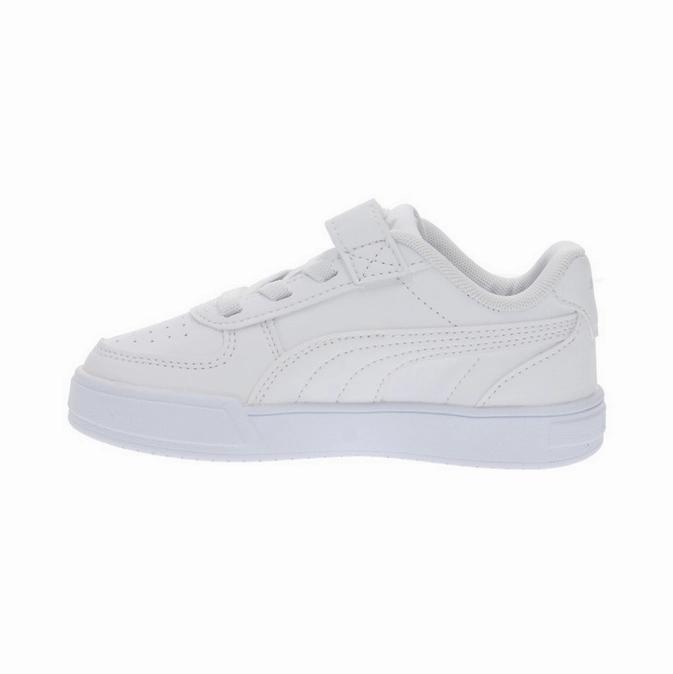 competitive - runner low - profile shoes Puma Scarpa sneakers da ragazzi con elastico e velcro Caven 2.0 393839 02 bianco