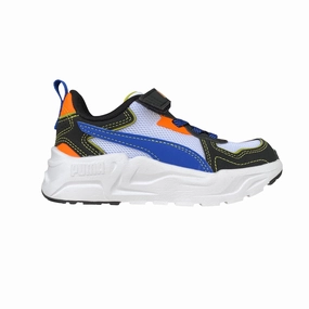 Breathable mesh design Ultra Breathable Fabric Puma scarpa da ginnastica da bambino Trinity Lite Starblitz 400663-02 bianco-blu