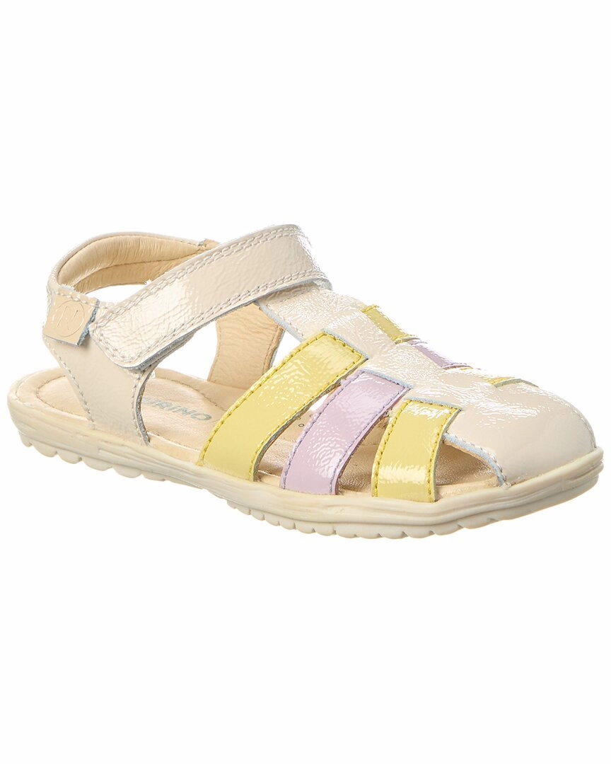 Structured Choice Sustainable Stitching Naturino Squist Patent Sandal