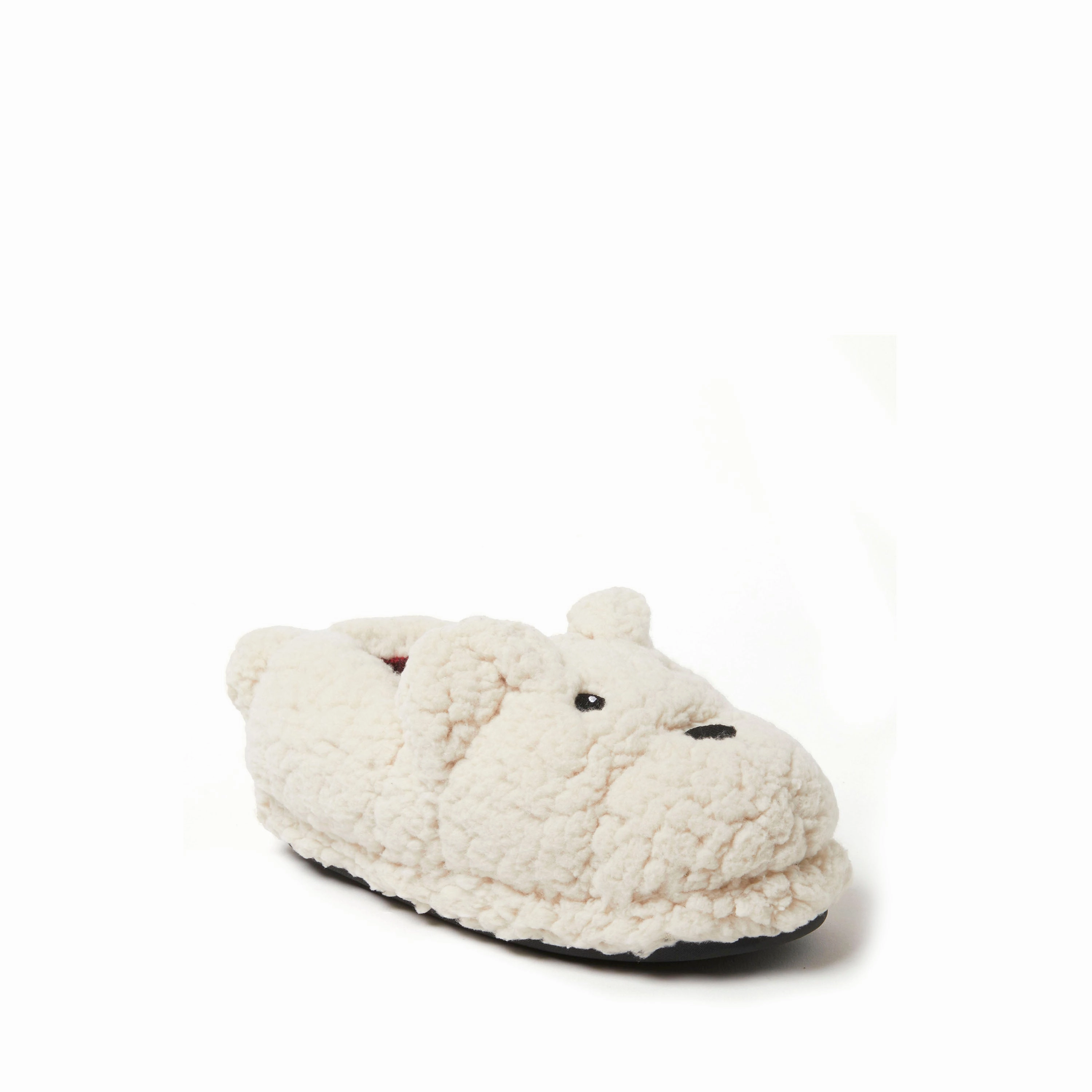 Stability Enhancing Structure Heat Dissipating Layers Dearfoams Kid's Emery Critter Closed Back Animal Slipper
