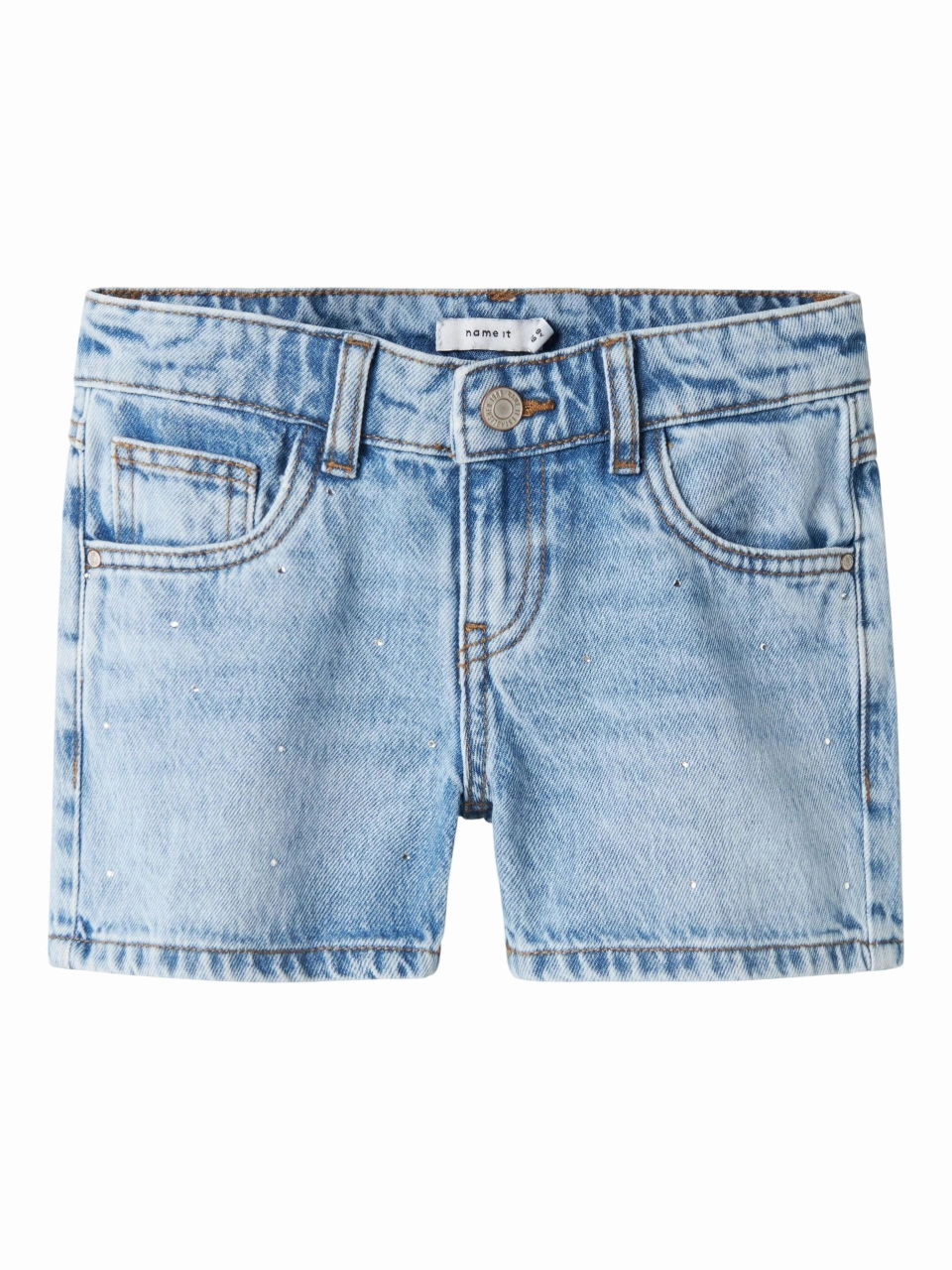 name it pantaloncino in jeans da ragazza Frose NKFROSE 13239976 blu chiaro Versatile Fit Reflective Safety Detailing