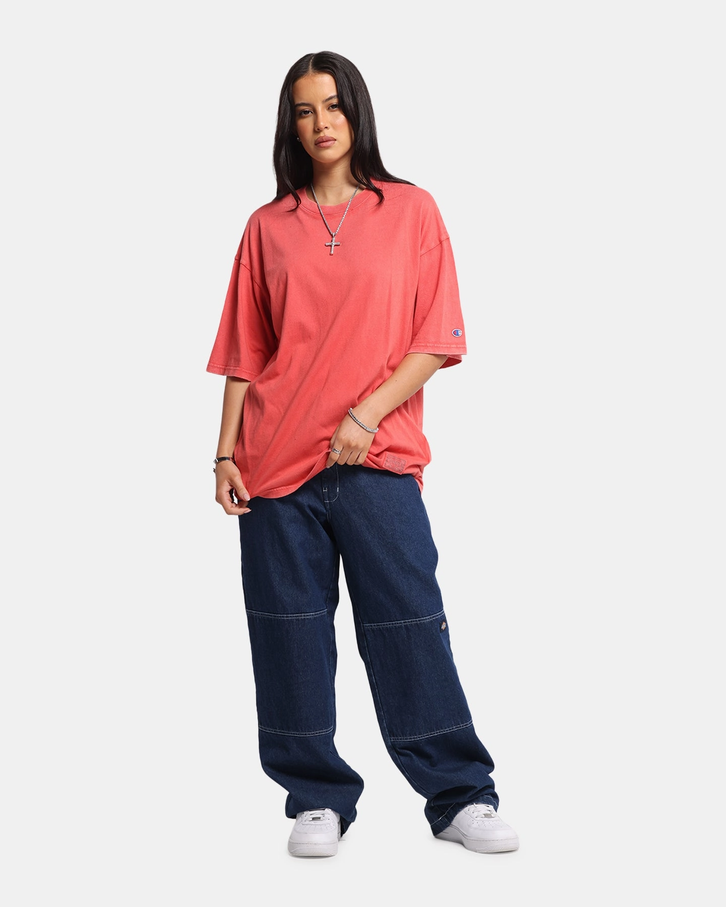 Snag Free Fabric Dickies 82-283AU Denim Jeans Rinsed Indigo