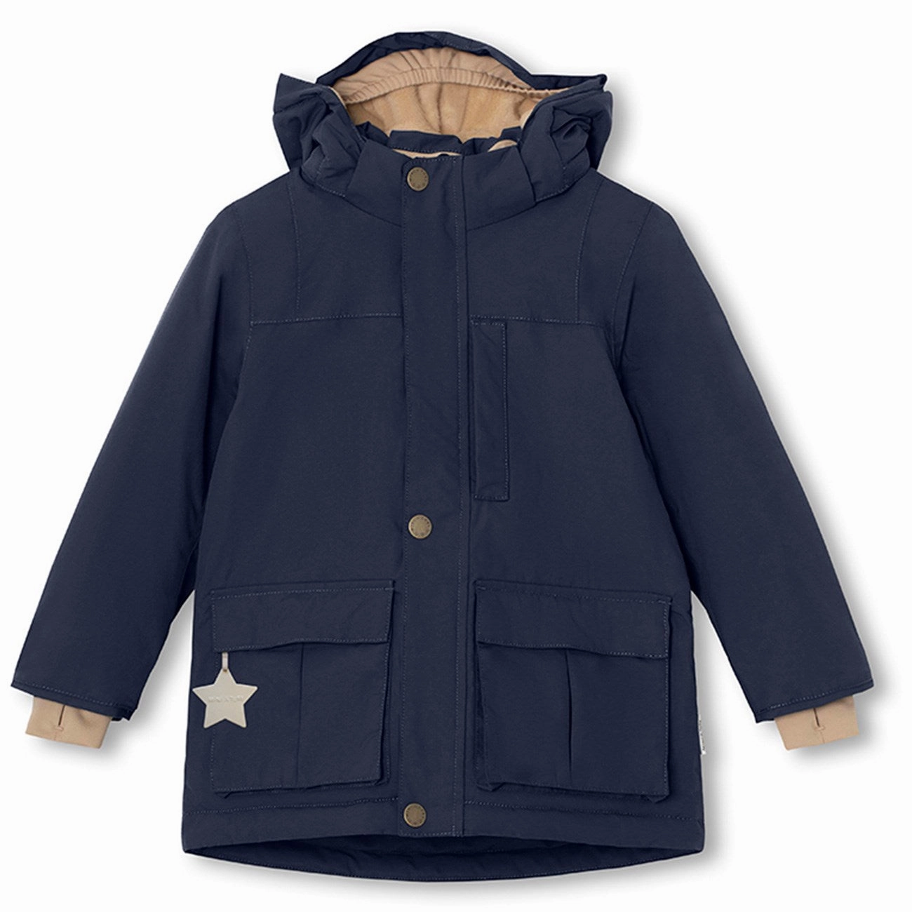 Mini A ture Outer space Kastorio Fleece Winter Jacket Stretch Paneling Noise Free Zippers