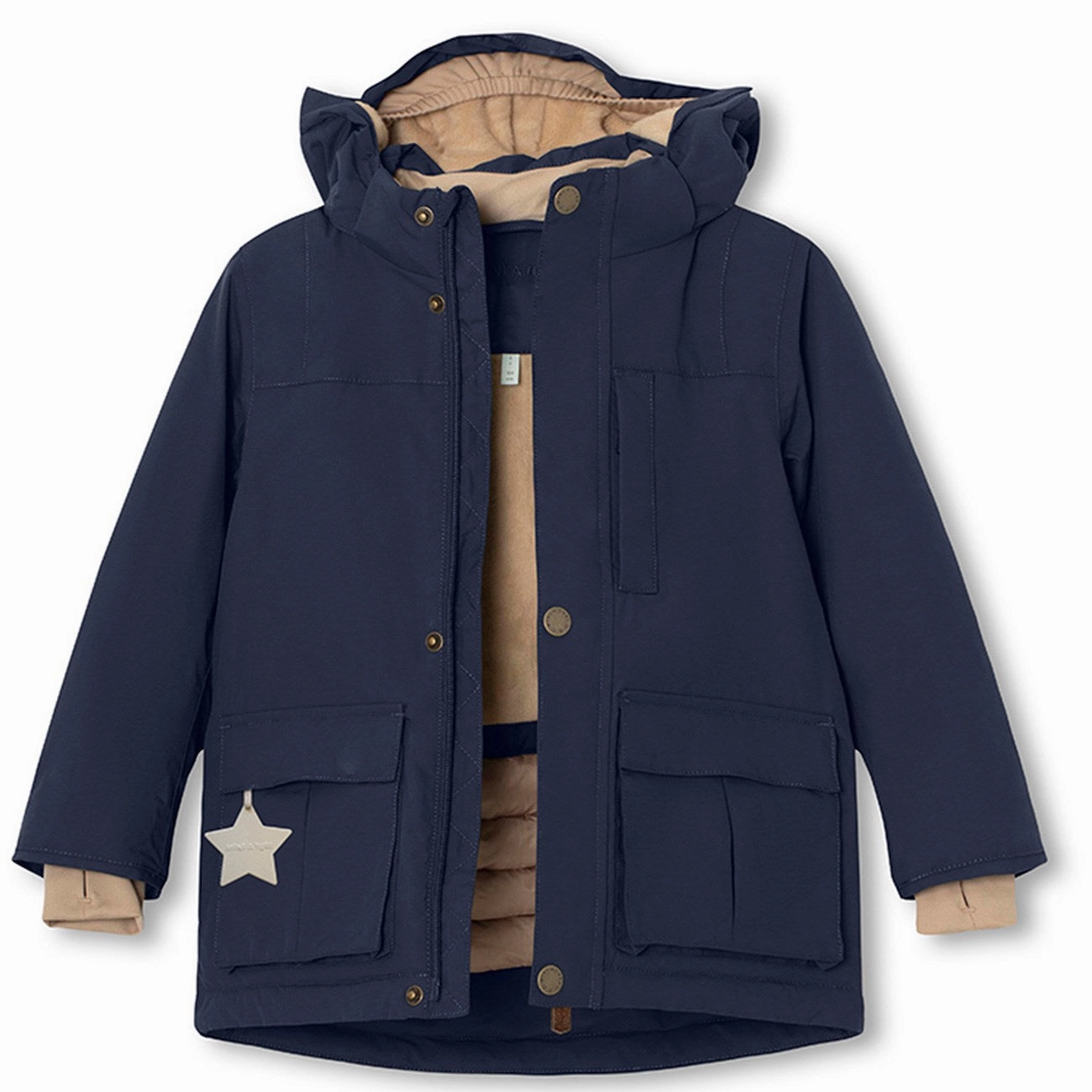 Mini A ture Outer space Kastorio Fleece Winter Jacket Neutral Fit Design QuickRelease Buckles