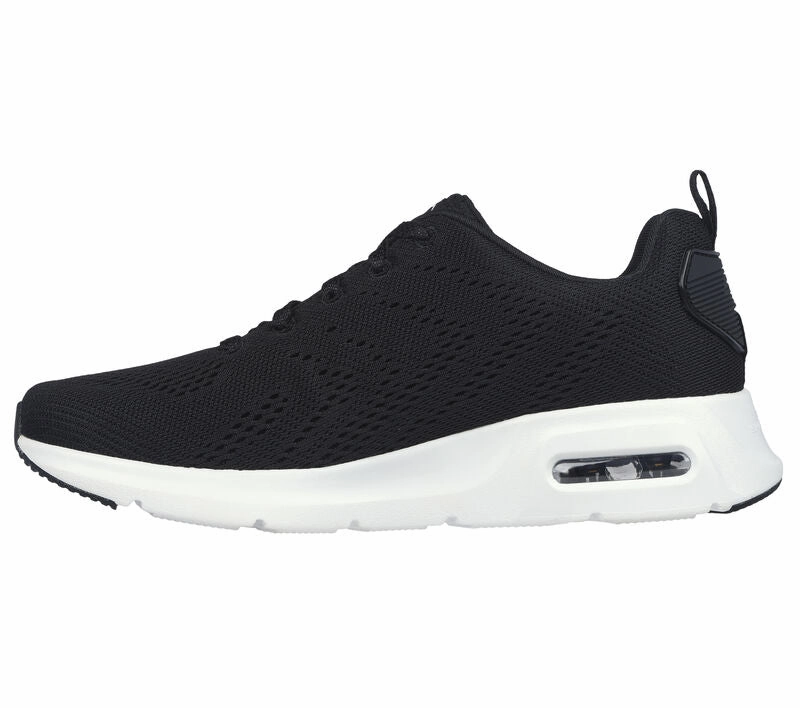 Skechers scarpa da ginnastica da donna Skech- Air Court Slick Avenue 149948/BKW nero bianco Enhanced Ground Grip knee - high running wear