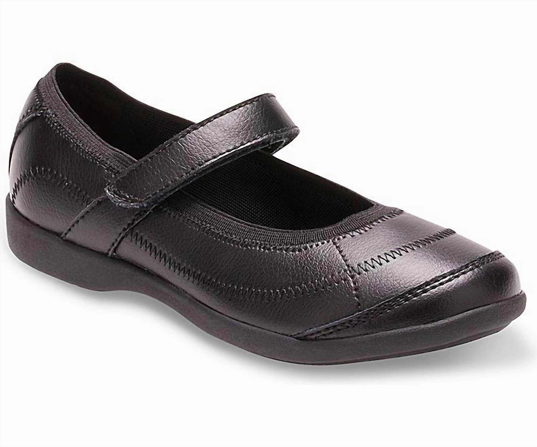 Girl???s Reese Dress Shoes In Black Running Capability