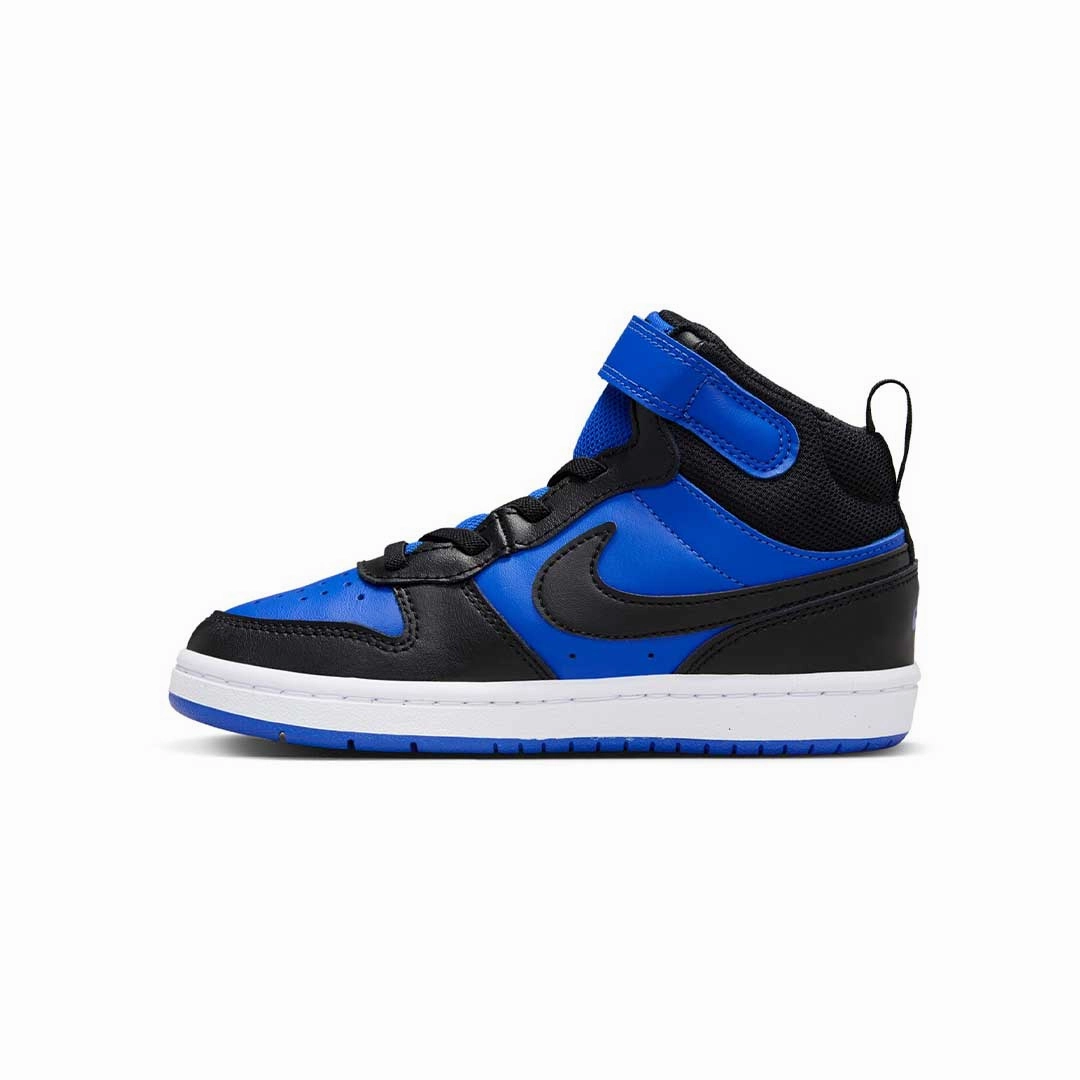 Nike - Kids' (Preschool) Court Borough Mid 2 Shoes (CD7783 404) Step Ready