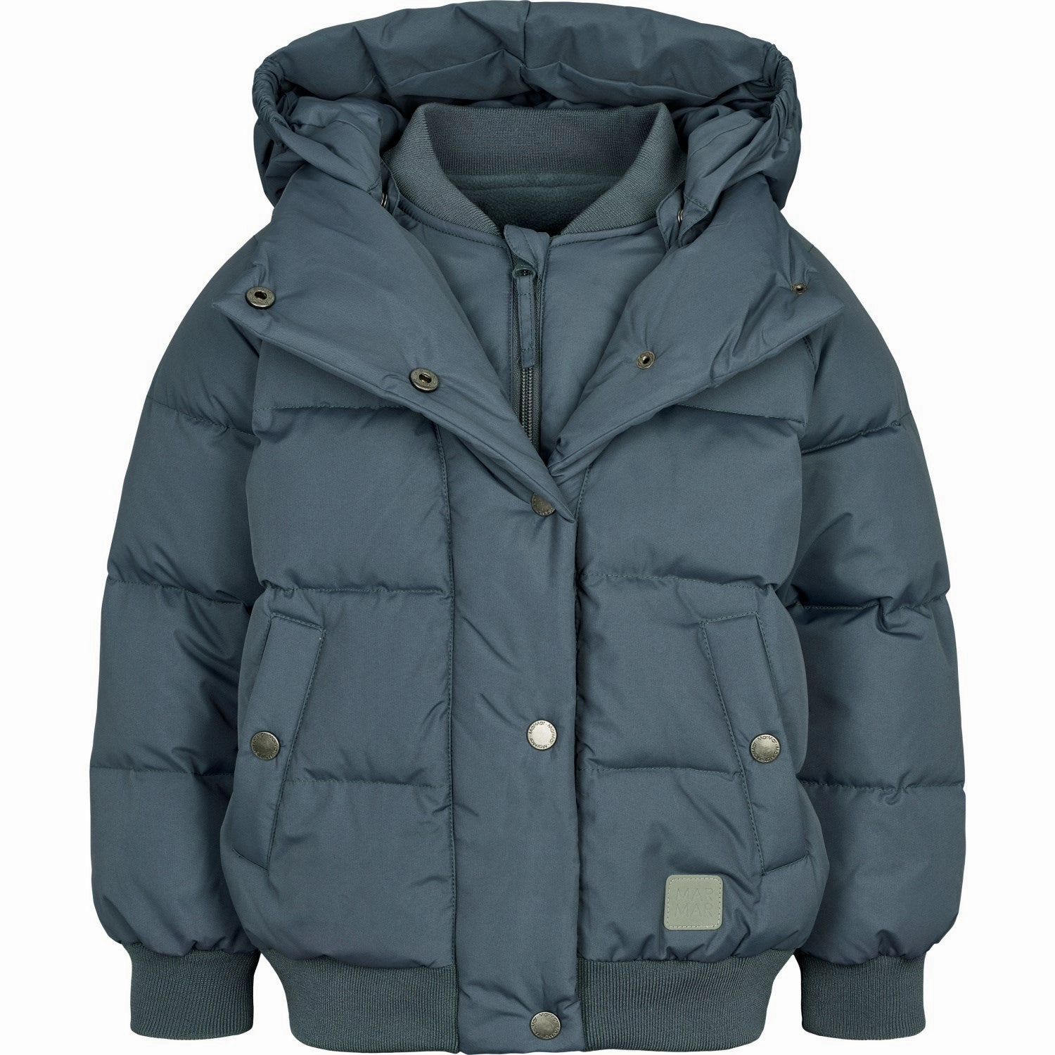 MarMar Technical Puffer Shaded Blue Olex Jacket Cold Outfit