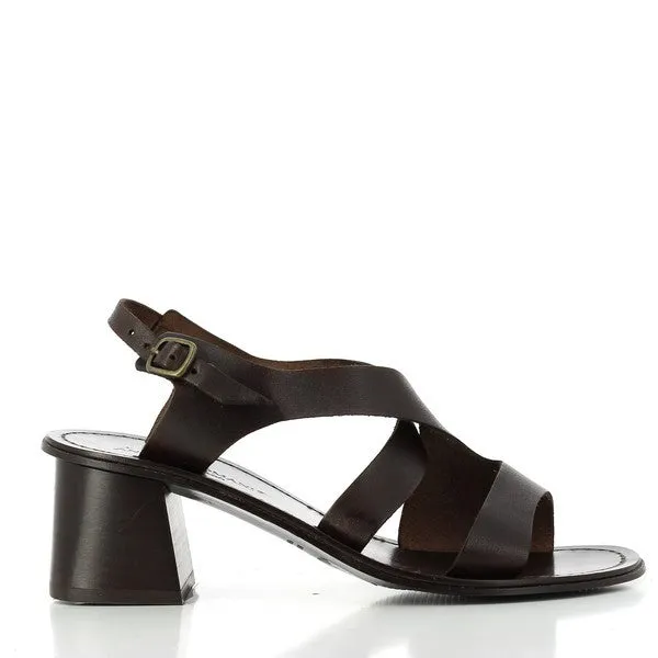 Antichi Romani 818 Dark Brown Slingback Heels