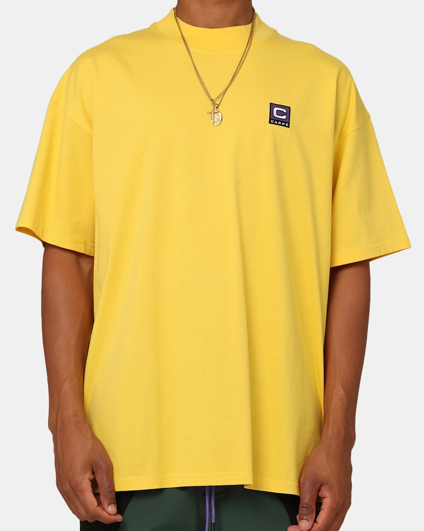 Casual layering piece Perfectly Fit Carre Ascend Oversized T-Shirt Yellow