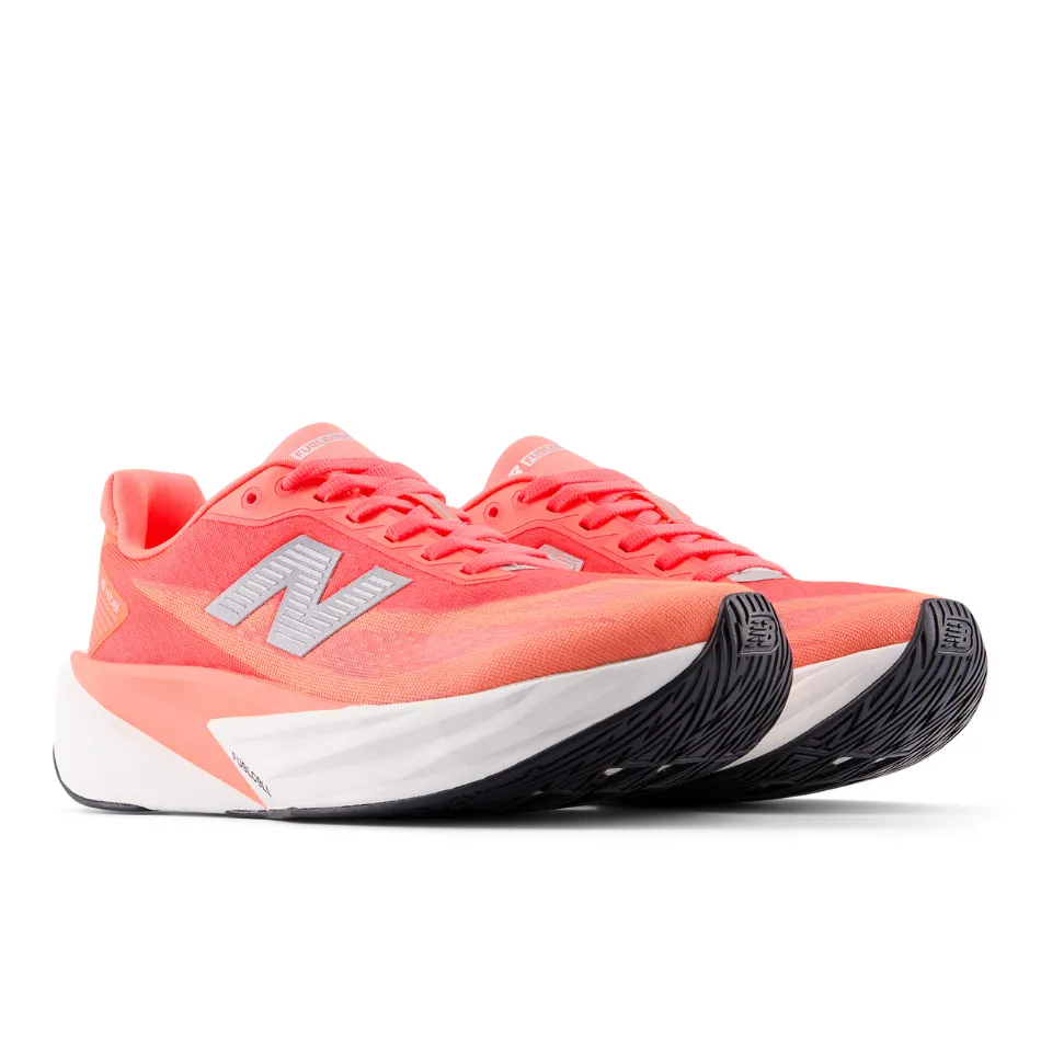 Iconic lining New Balance Women's Fuelcell Rebel V5 Running Shoes in Urgent Red/White/Silver Metallic AW25