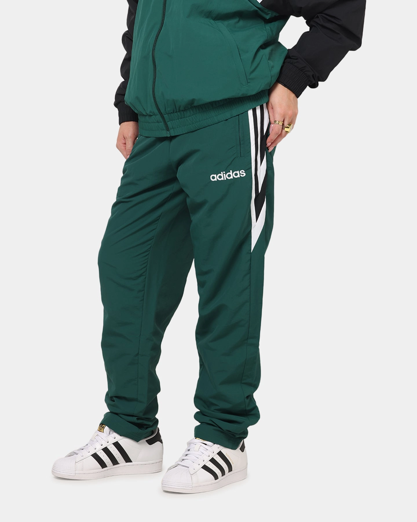 Low Bulk Material Adidas Track Pants Collegiate Green