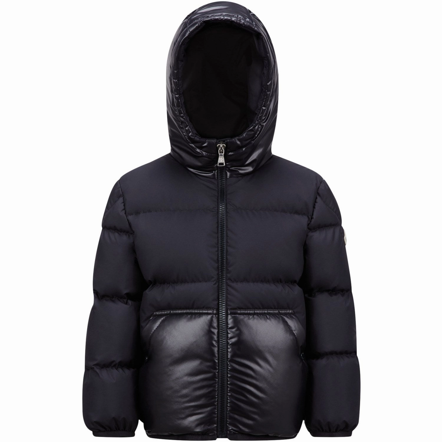 Moncler Medium Blue Barin Jacket Seamless Design Flex Fit Fabric