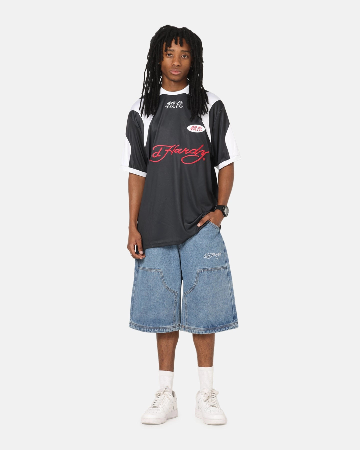 Ed Hardy Shinjuku Jersey Black Technical Build