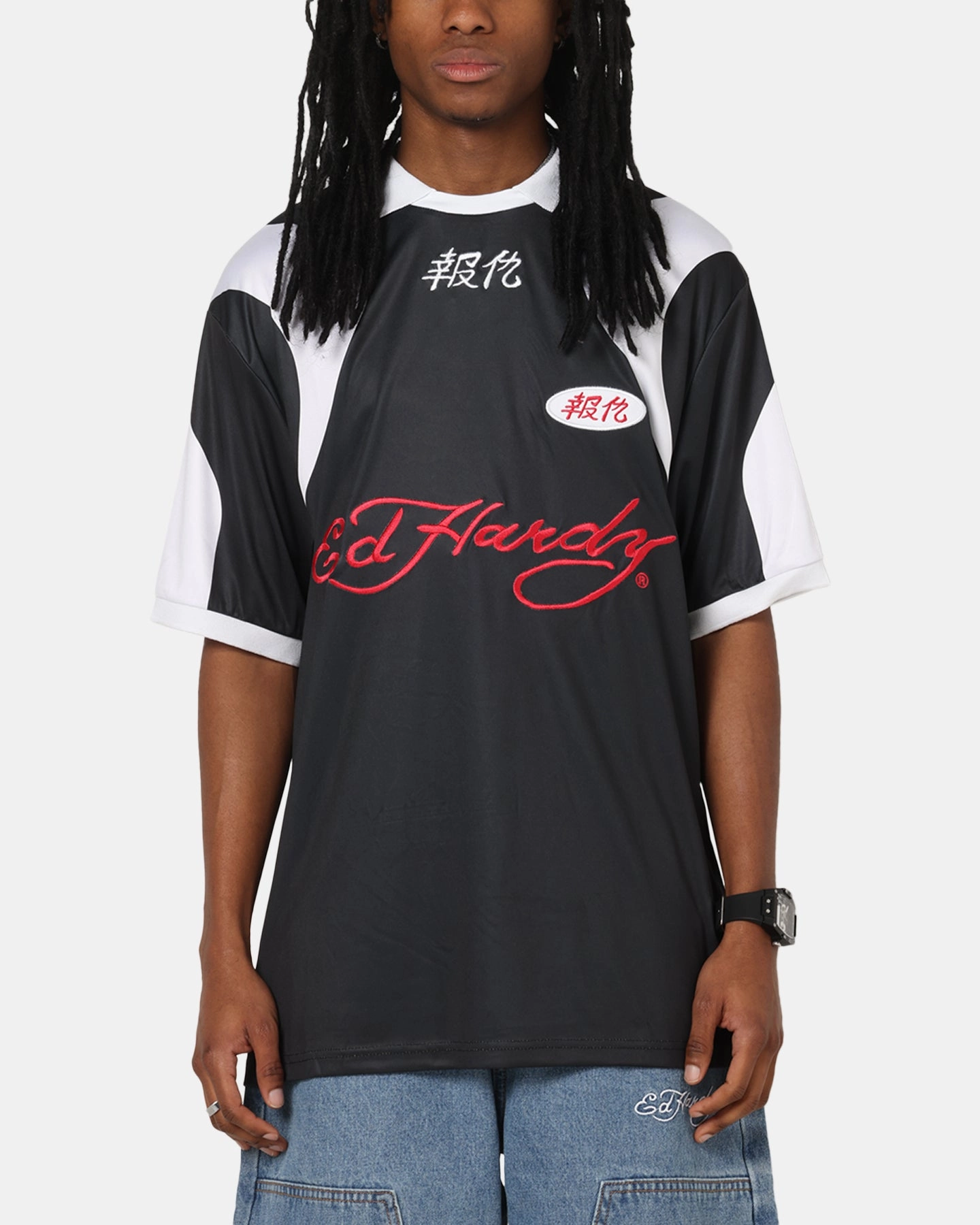 Ed Hardy Shinjuku Jersey Black Cross Fiber Engineering