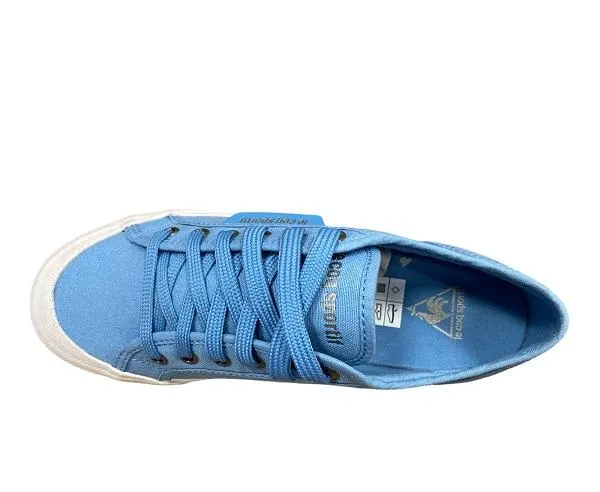 kids' size amateur runners' shoes Le Coq Sportif scarpa sneakers in tela da uomo Deauville Plus 1411202 blu persiano