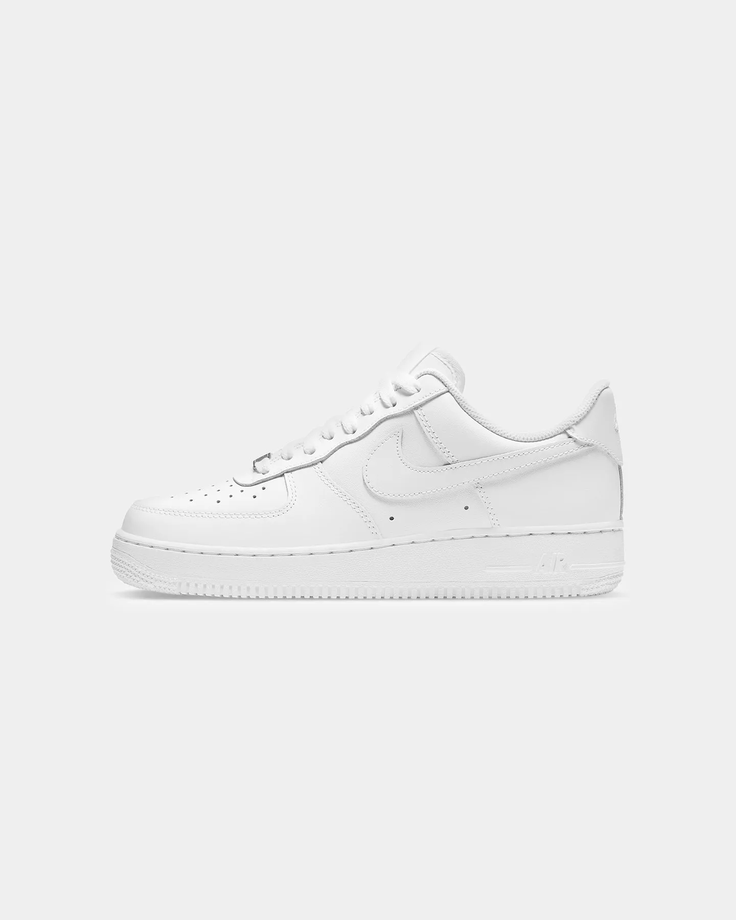 blue running shoes Nike Women's Air Force 1 '07 White/White/White