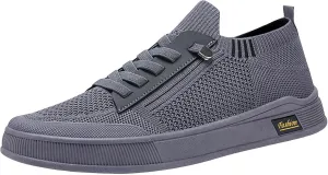Arch Support Walking Shoes for Men Comfortable Lightweight Casual Walking Shoe Convenient Elderly Slip On Shoes