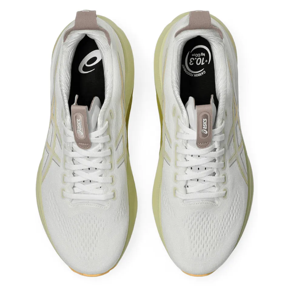 ComfortCushion ASICS Men's GEL-KAYANO 32 Running Shoes in White/Orange Glow AW25