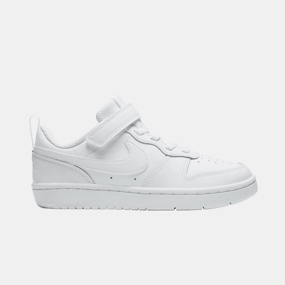 padded shoes Eco Friendly Compound Nike scarpa sneakers da ragazzo Court Borough Low 2 PSV BQ5451 100 bianco