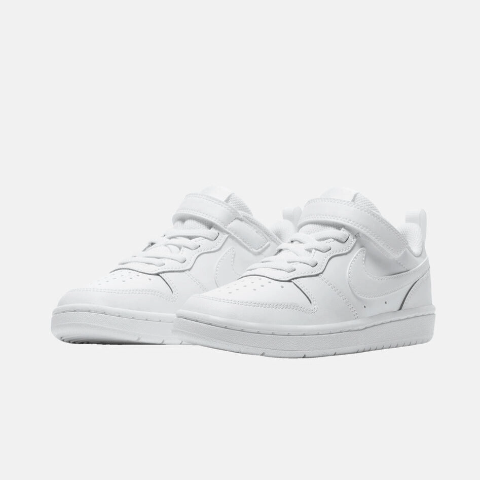 Nike scarpa sneakers da ragazzo Court Borough Low 2 PSV BQ5451 100 bianco pool shoes quality - brand shoes