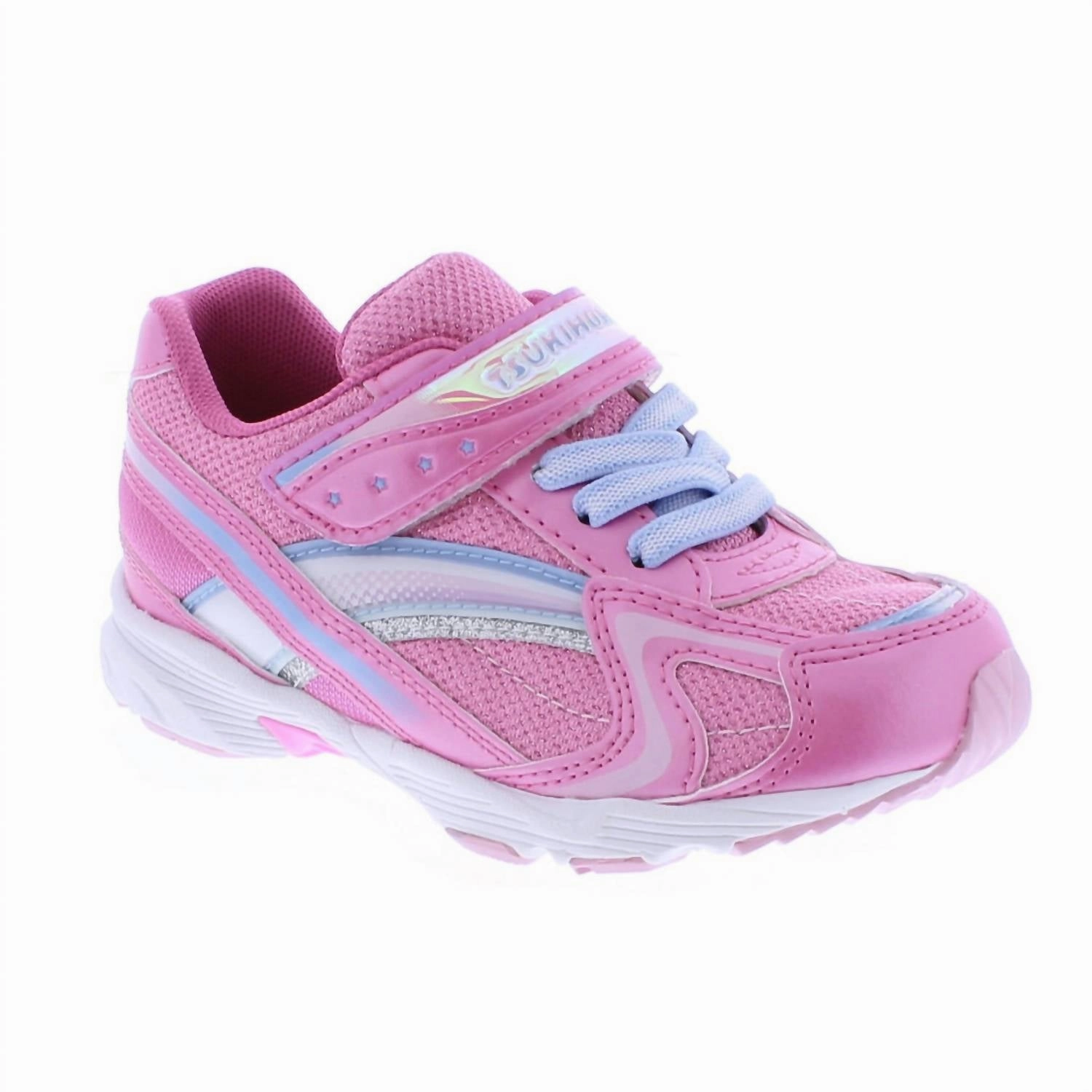 Girl's Glitz Shoes In Pink/blue Shock Diffusion Midsole