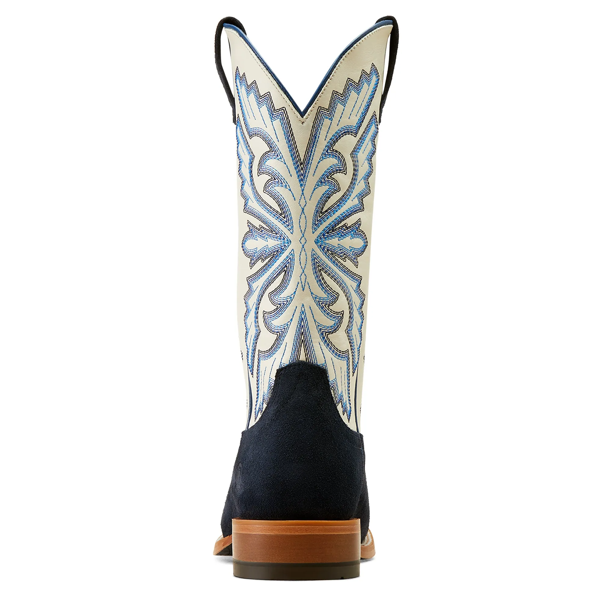 ARIAT INDIGO ROUGHOUT|BLANCO STING COWBOY BOOT