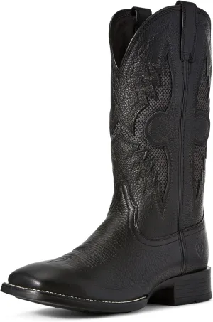 ARIAT Mens Solado VentTek Western Boots  Durable Lightweight Leather Boot
