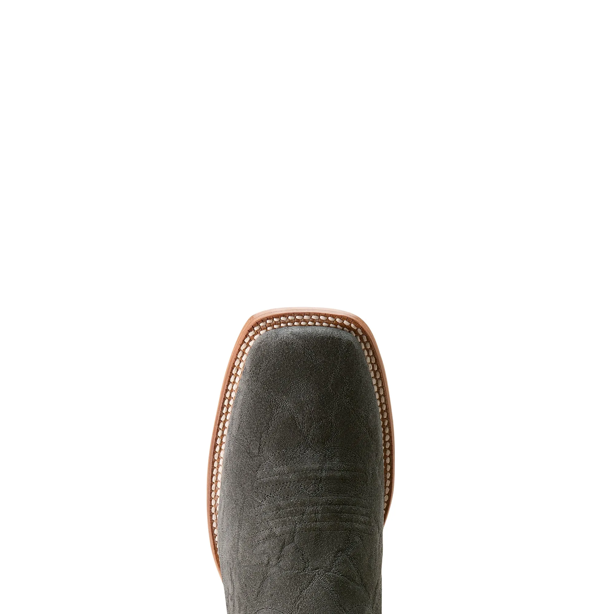 ARIAT WILEY BLACK ELEPHANT ROUGHOUT PRINT COWBOY BOOT
