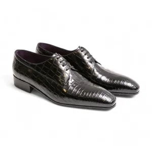 Artioli Aurelio Men's Shoes Exotic Alligator Derby (ART1075)
