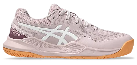 Asics Gel-Resolution 9 GS Watershed Rose/White Youth Tennis Shoes