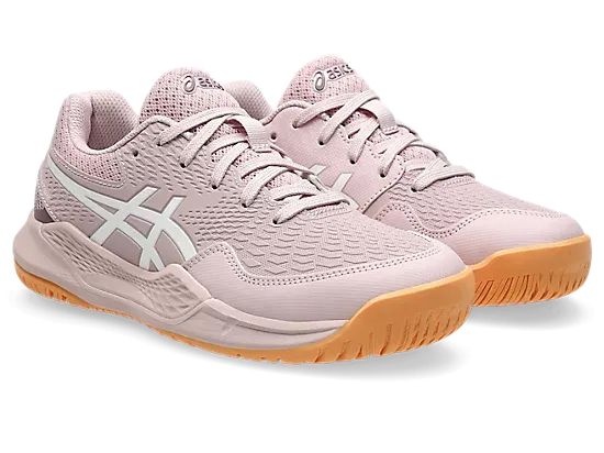 Asics Gel-Resolution 9 GS Watershed Rose/White Youth Tennis Shoes